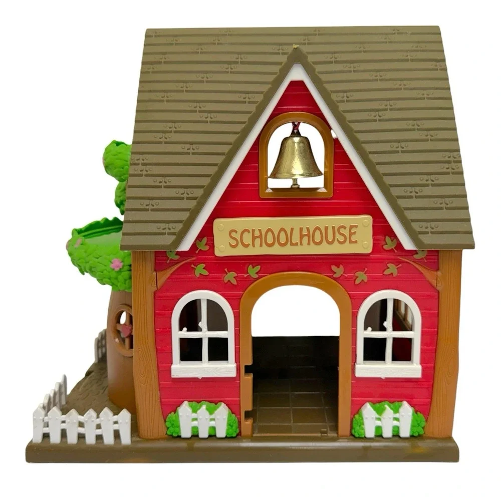 Li'l Woodzeez Woodland Schoolhouse Play Set Dollhouse  w/ 3 Figures READ*